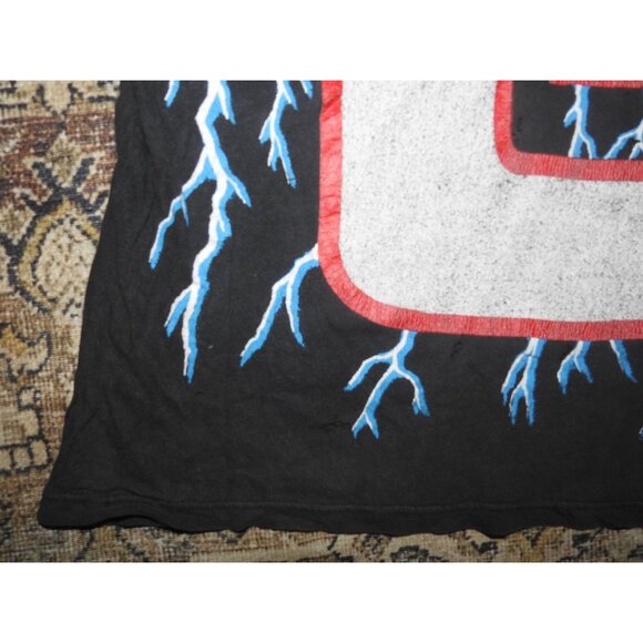 Vintage Rare NASCAR Dale Earnhardt #3 Lightning AOP Size XL Thrashed - Picture 4 of 13